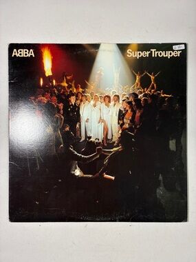 Super Trouper Vinyl Record - Black Cover